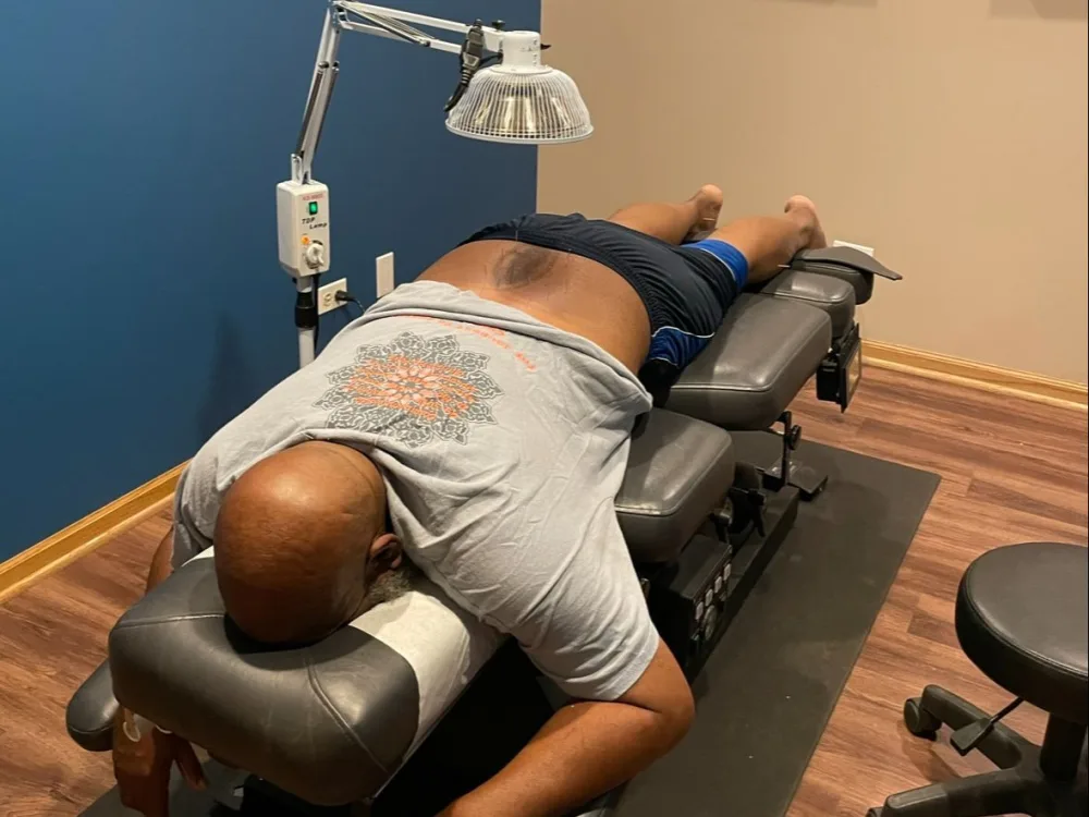 Treatment room at Juarez Chiropractic in Chicago