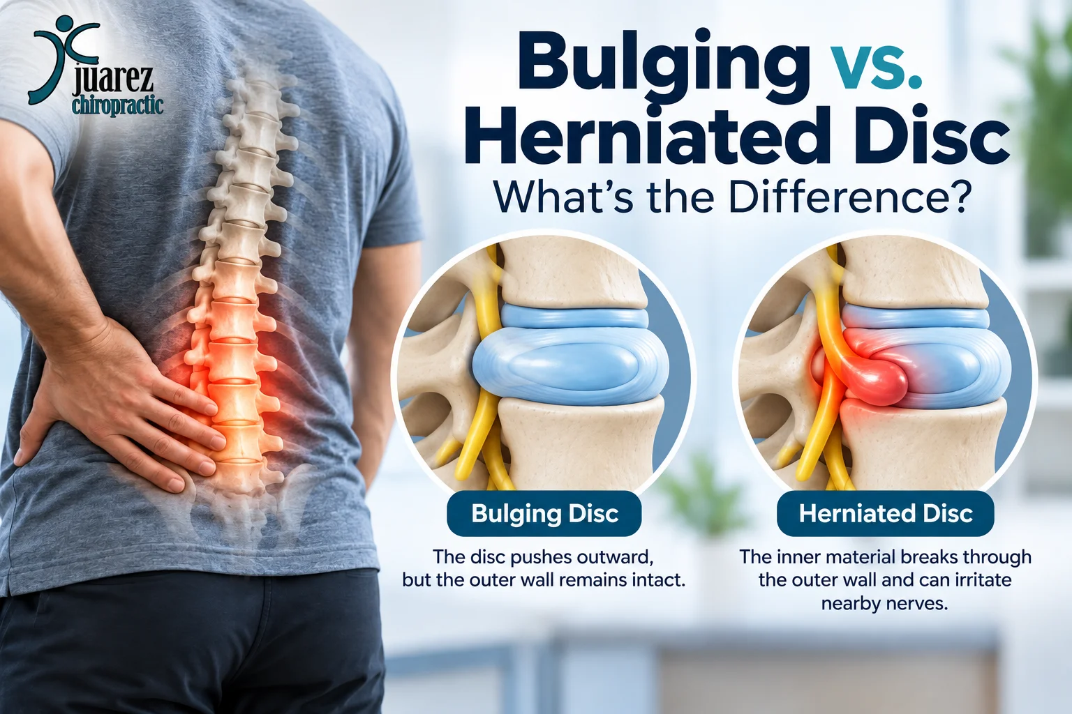 Disco Herniado, Abultado o Deslizado: ¿Cuál Es la Diferencia?